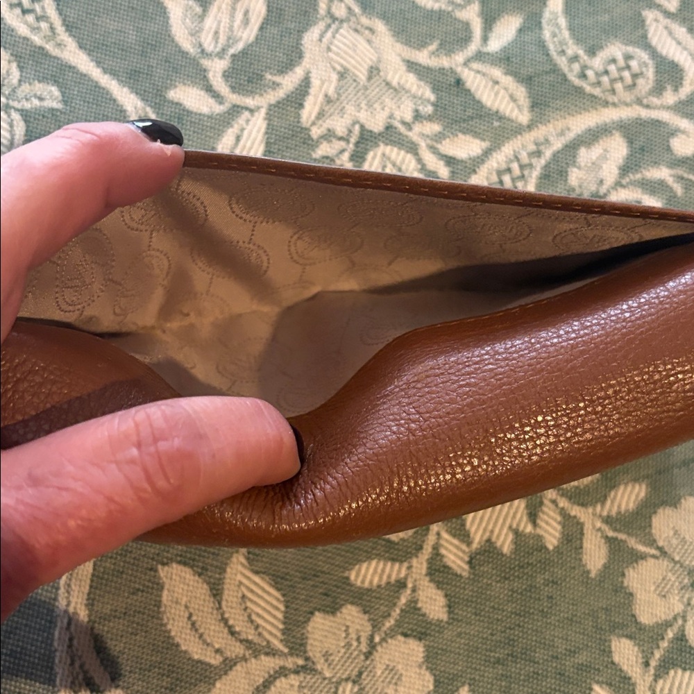 Michael Kors Dark Tan Leather Wallet - Picture 5 of 6